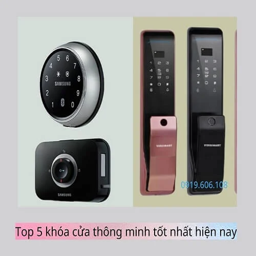 Khóa cửa thông minh loại nào tốt mặt trước