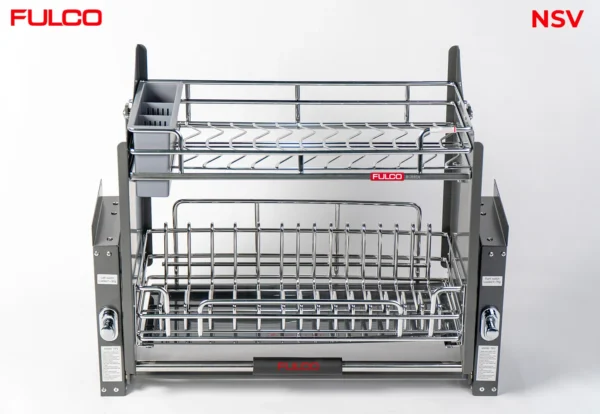 GIÁ BÁT ĐĨA NÂNG HẠ OVAL 304 CAO CẤP Fulco NSV.06 phóng to
