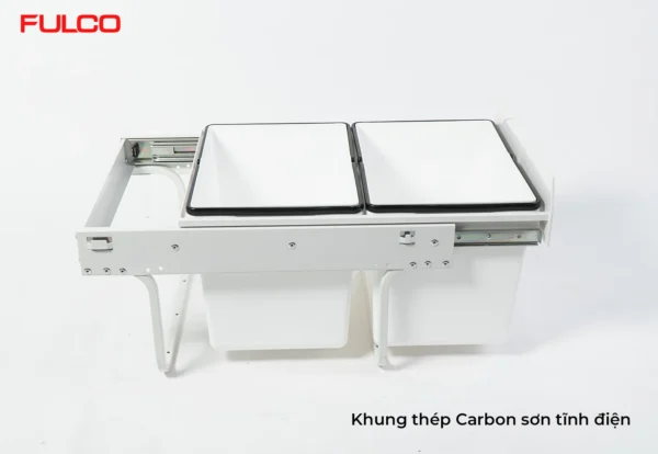 THÙNG RÁC ĐÔI GẮN CÁNH (400mm) Fulco FC47 phóng to