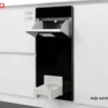 THÙNG GẠO ÂM TỦ MẶT TRÁNG GƯƠNG CAO CẤP Fulco NSP.108 mặt sau