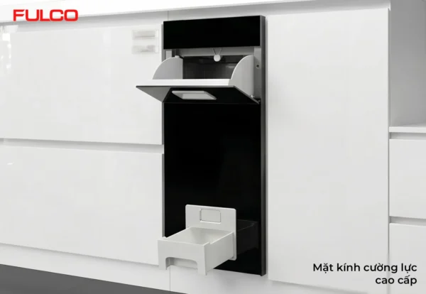 THÙNG GẠO ÂM TỦ MẶT TRÁNG GƯƠNG CAO CẤP Fulco NSP.108 mặt sau