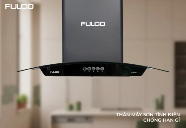 HÚT MÙI FULCO KÍNH CONG CAO CẤP Fulco FC – H700SE mặt sau