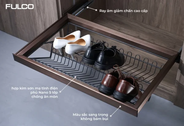GIÁ ĐỂ GIÀY ĐA NĂNG CAO CẤP (700mm) Fulco RPOQ7H1MVE mặt sau