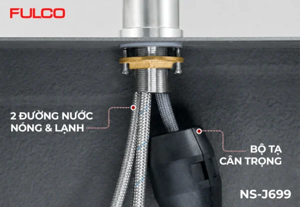 Vòi rửa đa năng Fulco NS-J699 thu gọn