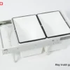 THÙNG RÁC ĐÔI GẮN CÁNH (400mm) Fulco FC47 mặt sau