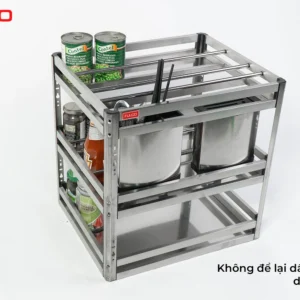 Giá đựng chai lọ dao thớt mặt trước