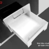 THÙNG GẠO ÂM TỦ MẶT TRÁNG GƯƠNG CAO CẤP Fulco NSP.108 cận cảnh