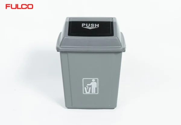 THÙNG RÁC ĐÔI GẮN CÁNH RAY GIẢM CHẤN Fulco NSR.020 thu gọn