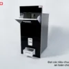 THÙNG GẠO MẶT GƯƠNG (Màu Đen) Fulco NS104 mặt sau