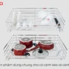 GIÁ BÁT ĐĨA – XOONG NỒI NAN VUÔNG Fulco NS02V-600B mặt sau