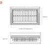 GIÁ ĐỂ GIÀY ĐA NĂNG CAO CẤP (700mm) Fulco RPOQ7H1MVE cận cảnh