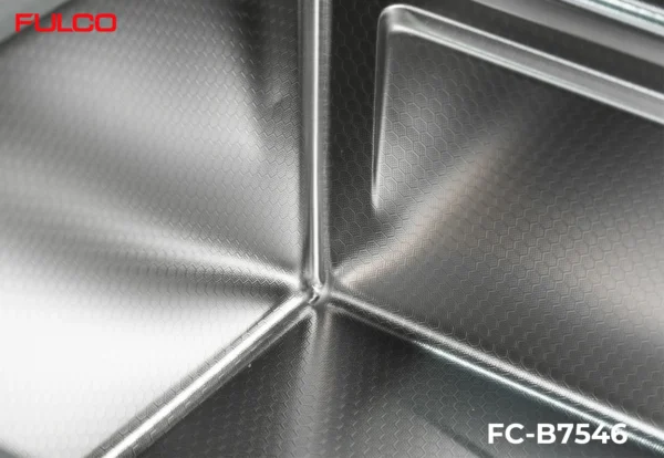 BỘ CHẬU VÒI RỬA 1 HỐ THÁC NƯỚC INOX304 XƯỚC MỜ CAO CẤP Fulco XR1QN9L20C toàn cảnh