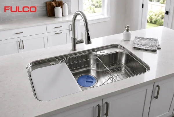 Chậu rửa 1 hố kiểu nhật fulco ns-jp7850 mặt trước