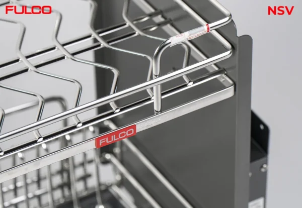 GIÁ BÁT ĐĨA NÂNG HẠ OVAL 304 CAO CẤP Fulco NSV.06 thu gọn