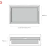 NGĂN KÉO ĐỂ ĐỒ CAO CẤP (700mm) Fulco FCH205 thu gọn
