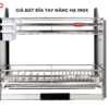 Giá bát đĩa tay nâng hạ mặt trước