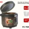 NỒI CƠM ĐIỆN FULCO CAO CẤP Fulco FC70NC18P cận cảnh