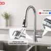 Vòi rửa đa năng Fulco NS-J699 mặt sau