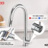 Vòi rửa đa năng Fulco NS-J688 mặt sau