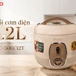 Nồi cơm điện 1.2l fulco mặt trước