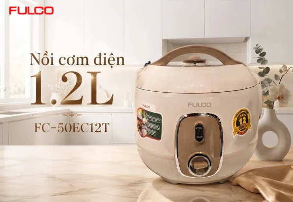 Nồi cơm điện 1.2l fulco mặt trước