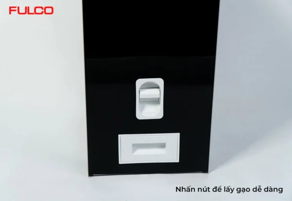 THÙNG GẠO MẶT GƯƠNG (Màu Đen) Fulco NS104 thu gọn