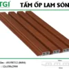 Tấm ốp lam sóng pvc mặt trước