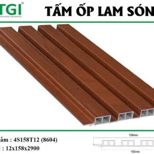 Tấm ốp lam sóng pvc mặt trước