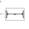 NSH.600A; NSH.900A | GIÁ TREO QUẦN ÁO DI ĐỘNG CAO CẤP Fulco FCH614-WD phóng to