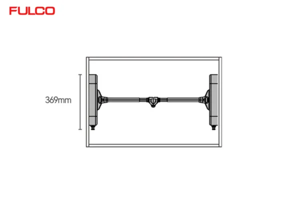 NSH.600A; NSH.900A | GIÁ TREO QUẦN ÁO DI ĐỘNG CAO CẤP Fulco FCH614-WD phóng to