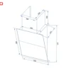 HÚT MÙI FULCO KÍNH VÁT SANG TRỌNG Fulco FC-JP1010P7 phía trên