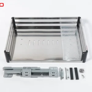 Giá bát đĩa xoong nồi inox hộp 600mm mặt trước