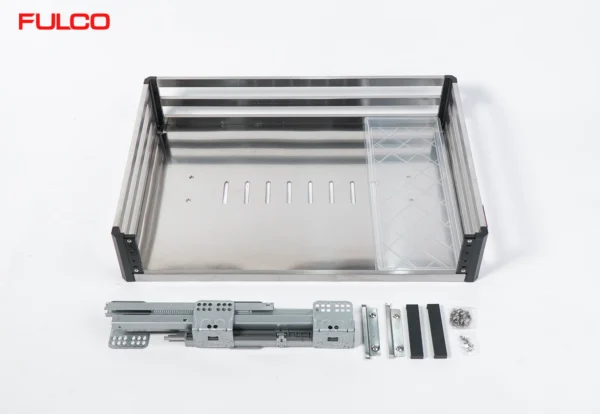 Giá bát đĩa xoong nồi inox hộp 600mm mặt trước