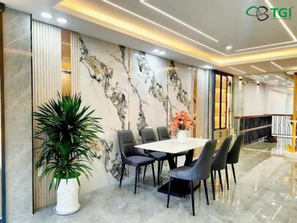 Đá hoa cương PVC P-660 mặt sau