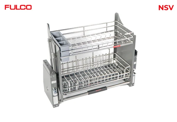 GIÁ BÁT ĐĨA NÂNG HẠ OVAL 304 CAO CẤP Fulco NSV.06