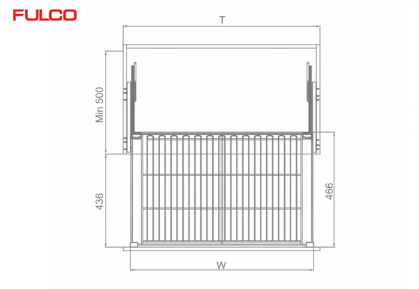 GIÁ BÁT ĐĨA – XOONG NỒI NAN TRÒN Fulco NS01T-600A