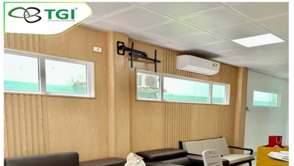 Tấm Ốp PVC Vân Gỗ 400mm TGW-809 thu gọn