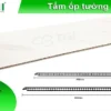 Tấm Ốp PVC Vân Đá 400mm TGW-811 phía dưới
