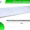 Tấm Ốp PVC Vân Gỗ 600mm TGW-8601 mặt sau