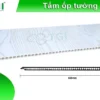 Tấm Ốp PVC Vân Gỗ 600mm TGW-8602 mặt sau
