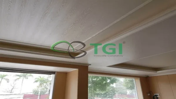 Tấm Ốp PVC Vân Gỗ 600mm TGW-8603 thu gọn