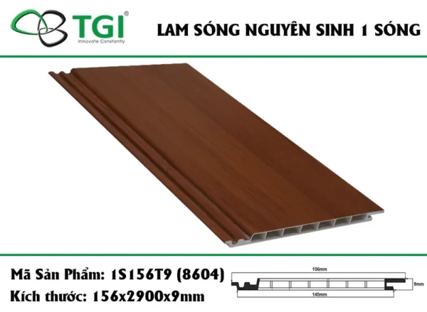 Tấm ốp lam sóng mặt trước