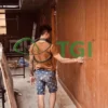 Tấm Ốp PVC Vân Gỗ 600mm TGW-8607 thu gọn