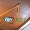Tấm Ốp PVC Vân Gỗ 600mm TGW-8607 cận cảnh