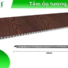 Tấm Ốp PVC Vân Gỗ 600mm TGW-8608 mặt sau