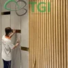 Tấm Ốp PVC Màu Bê Tông 600mm TGW-8613 thu gọn