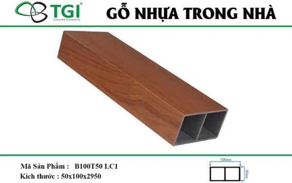 Thanh lam go nhua mặt trước