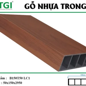 Thanh lam go nhua mặt trước