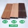 Thanh Lam Gỗ Nhựa C40T100 cận cảnh