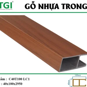 Thanh lam go nhua mặt trước